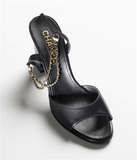 grosgrain bianco chanel|CHANEL Lambskin Grosgrain Open Sandals 36.5 .